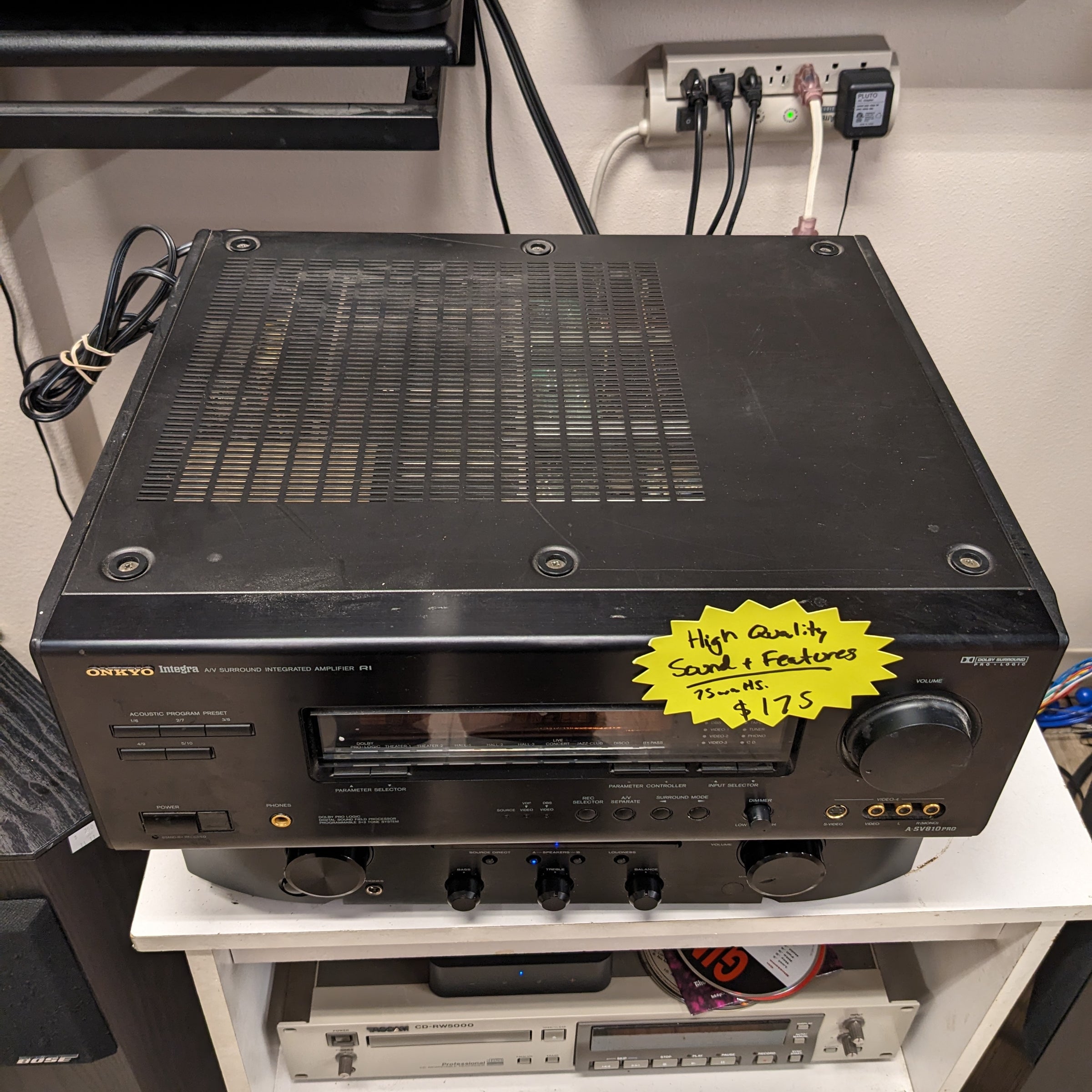 Onkyo R1 Integra A/V Integrated Amplifier | Turntables & Trails