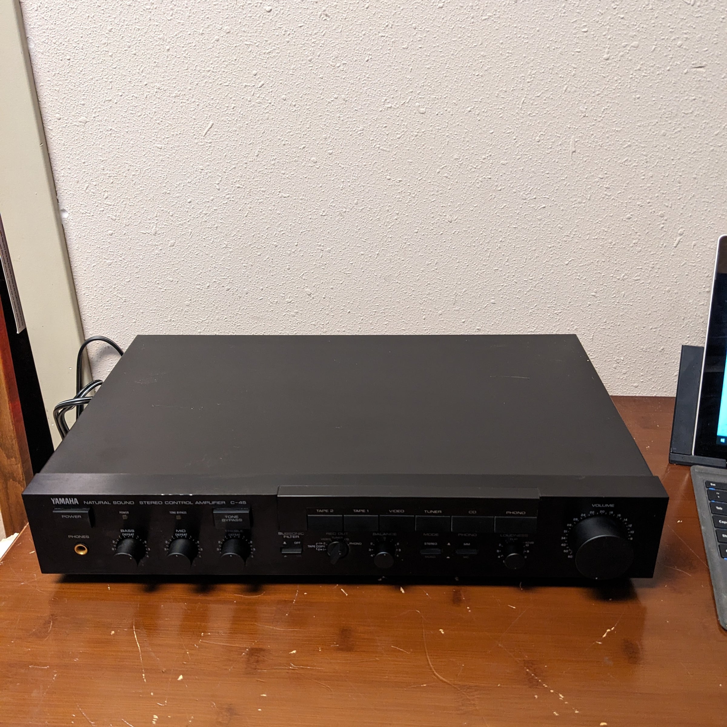 Yamaha C-45 Stereo Control Amplifier | Turntables & Trails