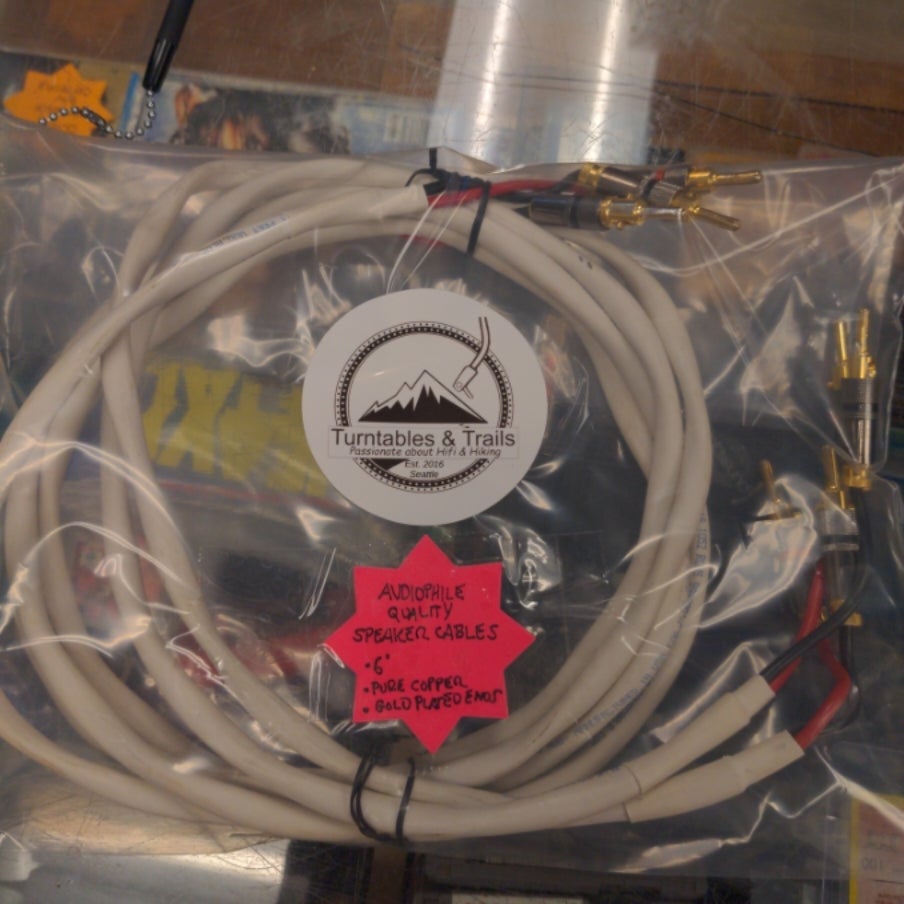 BLUE JEANS AUDIOPHILE SPEAKER CABLE 6' Turntables & Trails