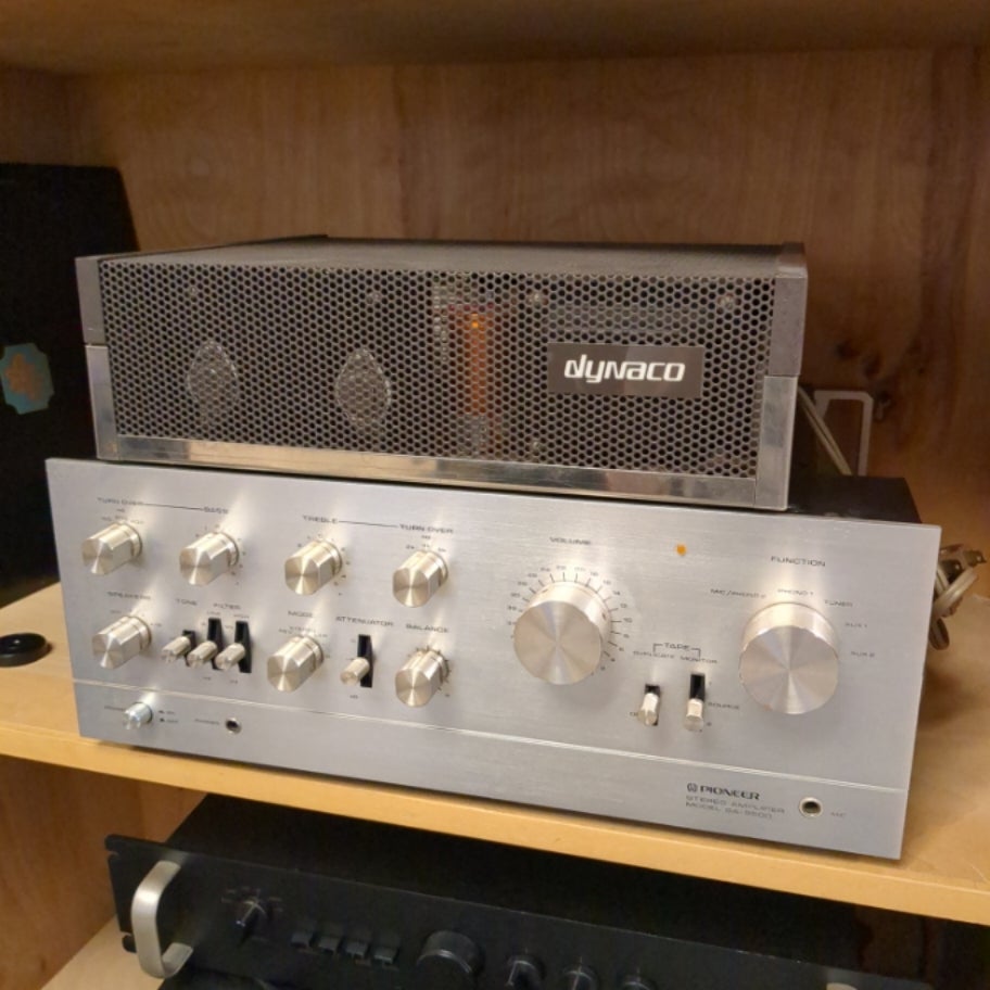 Pioneer SA 9500 Reciever Turntables & Trails